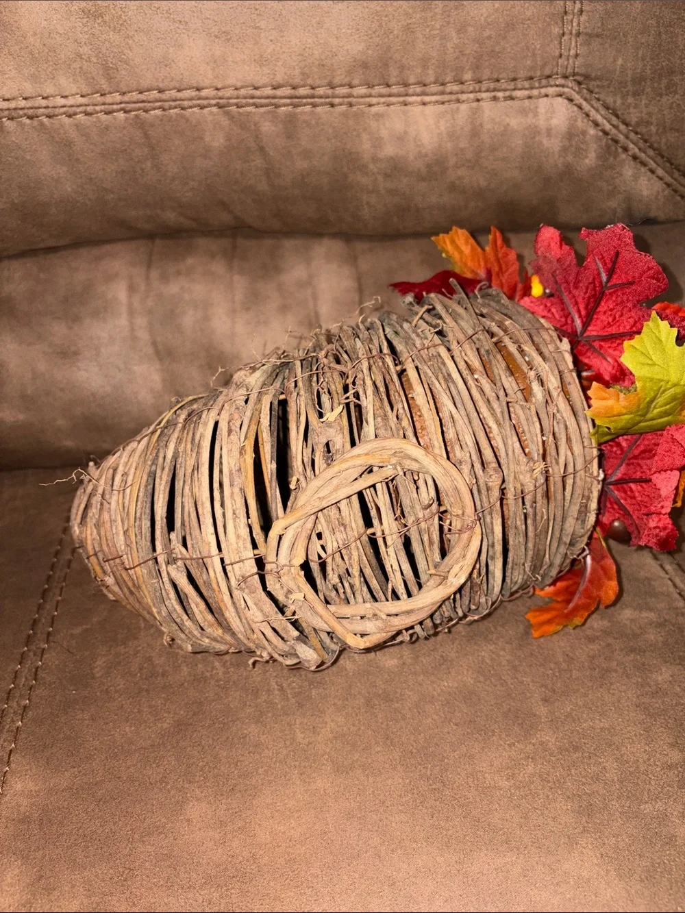 Autumn Harvest Cornucopia Floral Arrangement